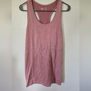 Zyia Active Heathered Pink Racerback Tank Size XL